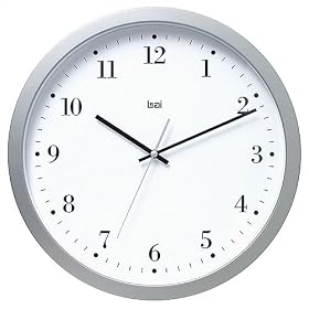 Bai Design BAI.934.BO Standards Modern Wall Clock in Bodoni White