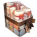 Max Brenners Fire Water Chocolate Christmas Hanukkah, Gift Present Fondue Set
