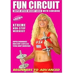 Circuit Training DVD , Fun Circuit Training Dvd with weights for Super Speed Weight Loss with Sunshine