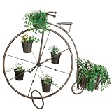 Outdoor Living : Red Carpet Studio  Bronze High Wheel Bicycle Planter, 50 Inch