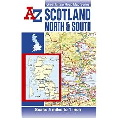Scotland Road Map (A-Z Road Maps & Atlases)