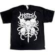 Dethklok Spine & Skull Faces Black Adult T-shirt