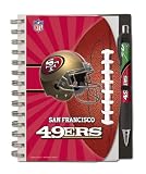 San Francisco 49ers Deluxe Hardcover, 5 x 7 Inches Notebook and Pen Set, Team Colors (12024-QUY)