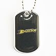 Anaheim Ducks Dog Tag Domed Necklace Charm Chain Nhl