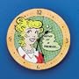 Blondie Wooden Wall Clock- "Another Day In Paradise"