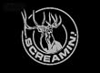 Screamin Upstream Images Silver Vinyl Wildlife Car Truck Window Decal Sticker