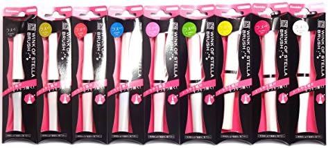 Zig Memory System Wink of Stella Brush Glitter Markers, 9 Color Set (Japan Import) [Komainu-Dou Original Package]