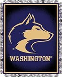 Washington Huskies 48x60 Focus Triple Woven Jacquard Throw