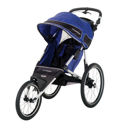 Schwinn Free Runner LT Jogging Stroller (Blue Black)