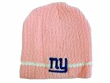 NFL New York Giants Womens Ribbed Pink Fan Beanie