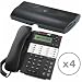 Bizfon Bizfon 6x8 System Bundle with 4 BizTouch3 Call Appearance Phones