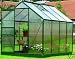 Outdoor Living : Gardman 8' x 6' Aluminium Greenhouse Kit