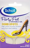 Scholl Party Feet(TM) Invisible Gel Sore Spots 6 Spots (ideal for all shoes)
