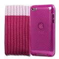 KOLAY� Silikon H�lle Case Schutzh�lle in Pink & Schutzsocke f�r den neuen Apple iPod touch 4G (4. Generation 8GB 32GB 64GB)