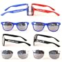 Obama vs. McCain 2008: Make Your Pick! Novelty Sunglasses with Flag Lenses & Candidate Name on Stems (Spring Hinged)