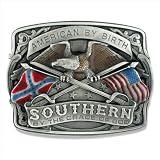 American by Birth...Southern by the Grace of God Belt Buckle
