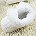 Weixinbuy Baby Girls Knit Soft Fur Winter Warm Snow Boots Crib Shoes