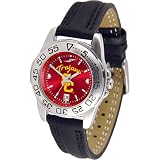 USC Trojans NCAA AnoChrome Sport Ladies Watch (Leather Band)
