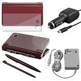 For Nintendo DSi XL/LL 2 Charger+2 Stylus+LCD+Hard Case