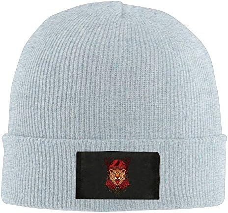 Unisex LunaCpt Tiger Flower Ikon Lightweight Beanies Hat Ash One Size