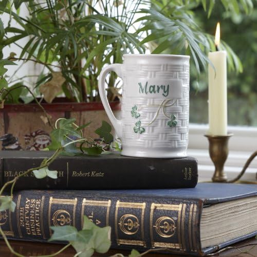 Belleek Irish Pottery Personalized Mug