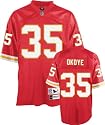 Christian Okoye Red Reebok NFL ''Nigerian Nightmare'' Premier Throwback Kansas City Chiefs Jersey