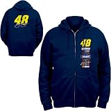 Chase Authentics Jimmie Johnson Lettin' It Ride Big & Tall Full-Zip Hooded Sweatshirt