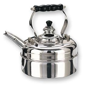 Old Dutch 3 Quart Stainless Steel Windsor Whistling Teakettle