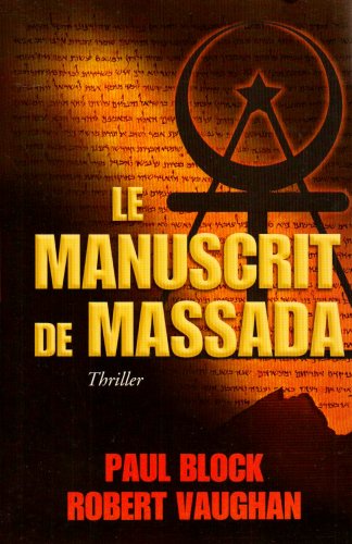 City Travel Guides Discounted  Livres : Le manuscrit de Massada