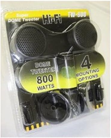 Absolute TW-800 800WATTS MAX High Efficiency Dome Tweeter with Built-in crossover (PAIR)