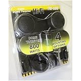Absolute TW-800 800WATTS MAX High Efficiency Dome Tweeter with Built-in crossover (PAIR)