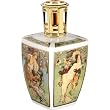 Four Seasons Mucha Painted Porcelain Lampe Berger Lamp