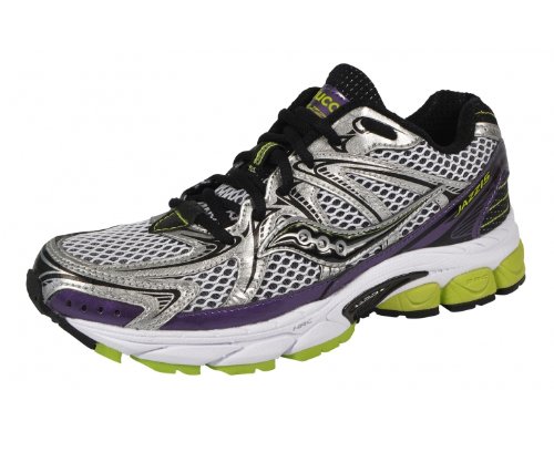 SAUCONY Pro Grid Jazz 15 Damen Laufschuhe, WeiÃ?/Purple, 37.5