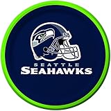 Creative Converting 8 Count Seattle Seahawks Paper Dessert Plates