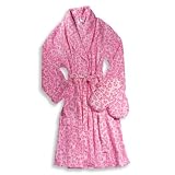 Jolie - Ladies Plus Size Robe And Slipper Set, Pink, Hot Pink