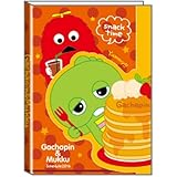 デルフィーノ 2014年 キャラクター手帳 ガチャピン&ムック マグネット 【2013年10月始まり】 オレンジ B6サイズ GA-34577