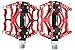 RockBros Bike Pedals Cycling Sealed Bearing Pedals (Red)