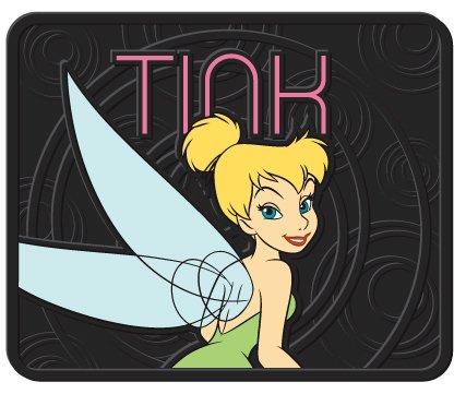 Tinker Bell Pixie Power Molded 14 x 17 Utility Mat