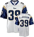 Steven Jackson Jersey: Reebok White Replica #39 St. Louis Rams Jersey