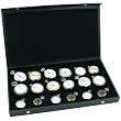 Pocket Watch Display Case Storage Box For 18 Watches