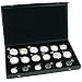 Pocket Watch Display Case Storage Box For 18 Watches
