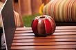 Windswept Single Flame Ceramic Firepot - Red Glaze Windswept Single Flame Ceramic Firepot - Red Glaze