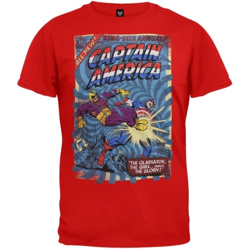  Captain America - King Size Soft T-Shirt