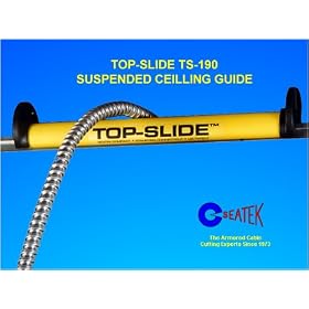 TS-190 SUSPENDED CEILING CABLE GUIDE (Sold in Packages of 2) by Seatek