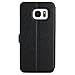 Galaxy S7 Edge Flip Case, Gulito [View Window] PU Leather Case Cover for Samsung Galaxy S7 Edge (black)