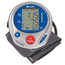 Mabis 04-278-001 SmartRead Plus Deluxe Automatic Digital Blood Pressure Monitor