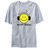 T-Shirt Mens Heather Gray  Math Rock - Smiley Music