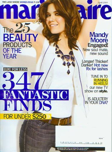 Marie Claire April 2009 Mandy Moore (V. 16 Issue 4)
