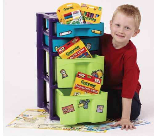 Childrens Toyshop  Toys : Crayola Super Storage Tower