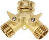 from Darlac Darlac Two Way Brass Tap Manifold - Turn one tap into two
